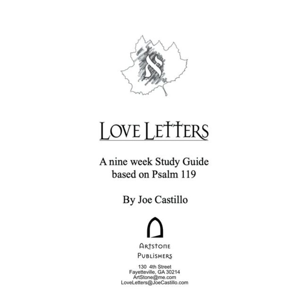 Love Letters Study Guide -- Joe Castillo